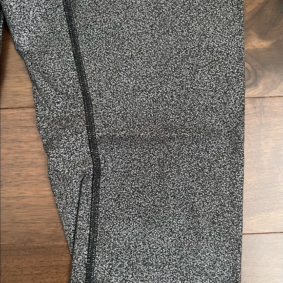 Shiny silver Lululemon 28” leggings - Picture 2 of 3